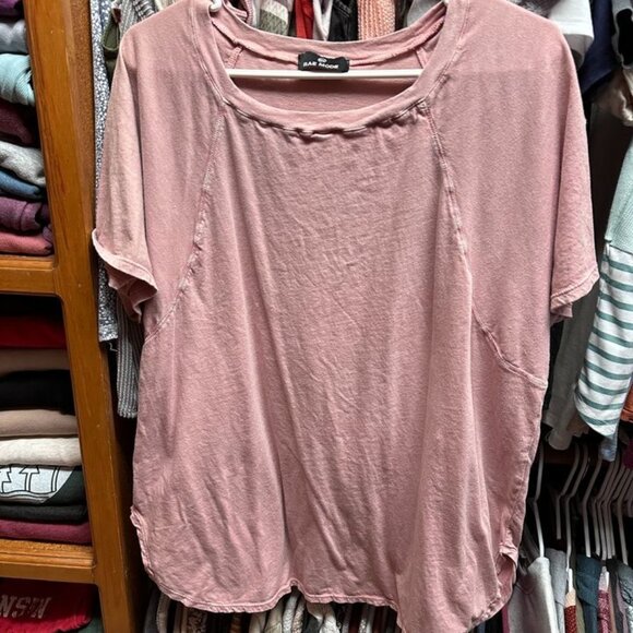 Rae Mode Pink Oversized Tee - Picture 1 of 1